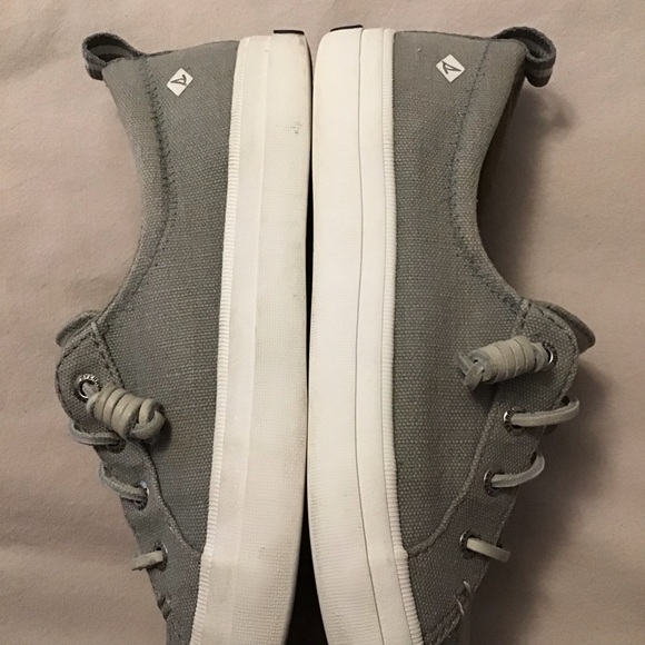 Women’s Sperry Top Sider Shoes, Sneakers. Size 6.5, Grey - Picture 9 of 10
